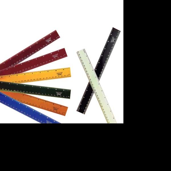 REGLA PLAST. 30 CM. BACO 5030 COLORES E.100